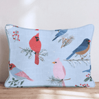 Yuletide Feathers Throw Pillow - Hillcroft Home