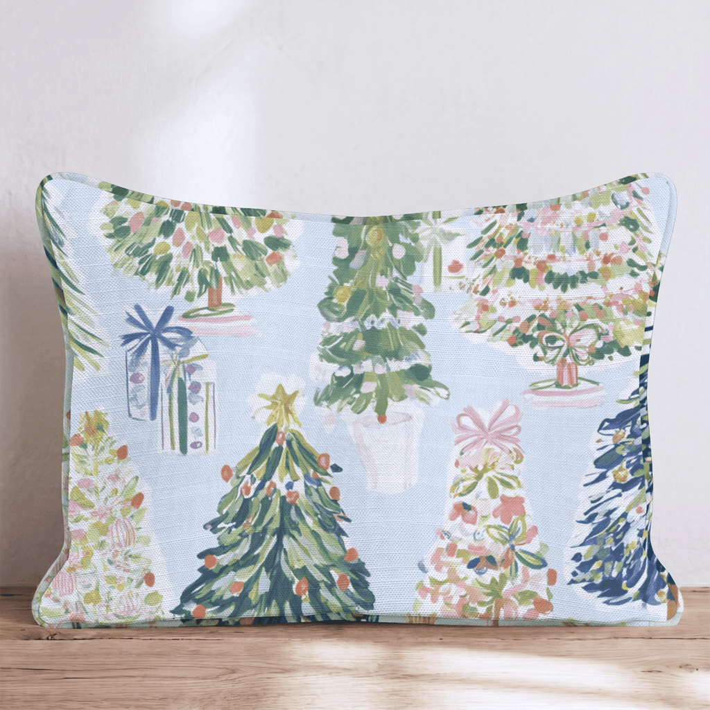 Yuletide Mosaic Throw Pillow - Hillcroft Home