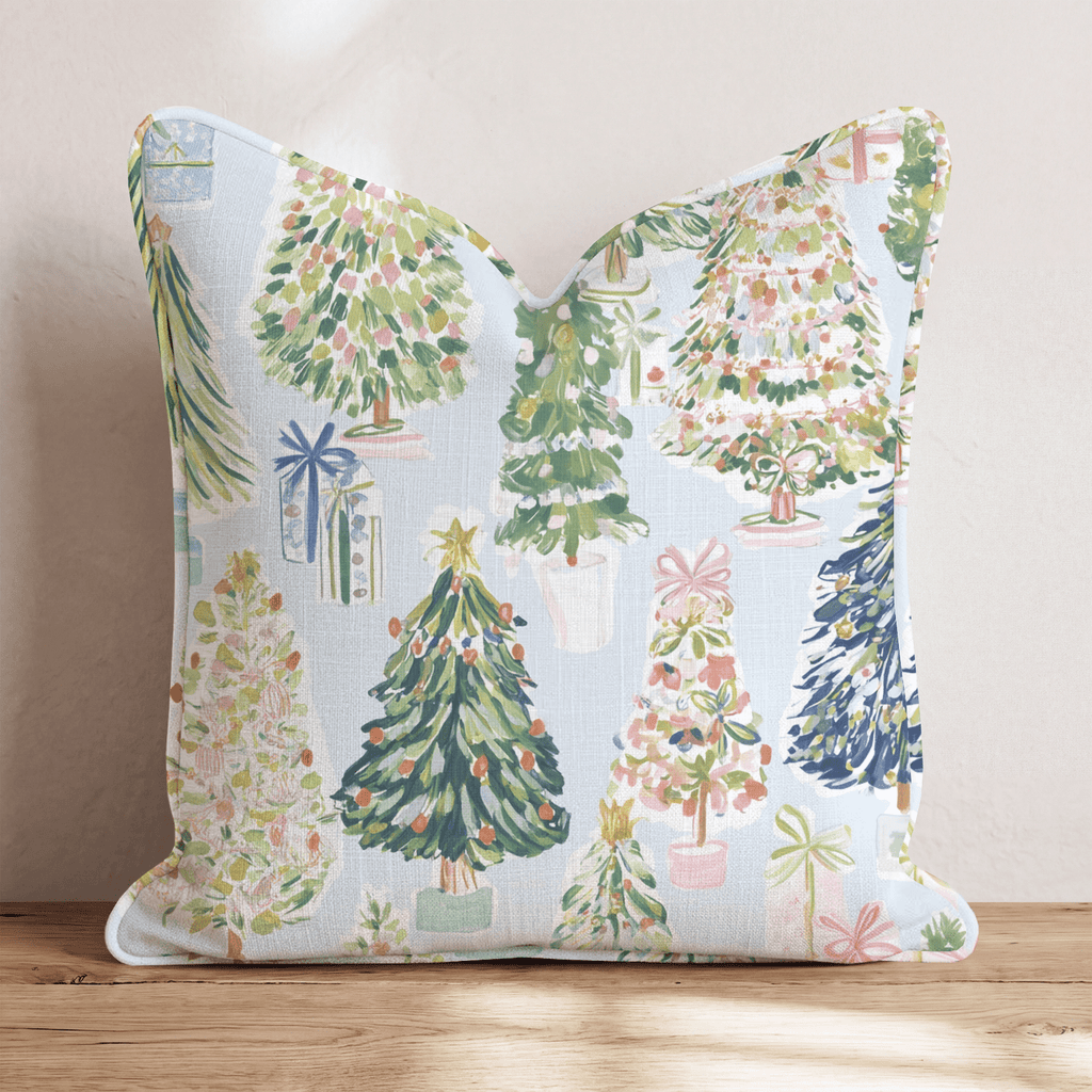 Yuletide Mosaic Throw Pillow - Hillcroft Home