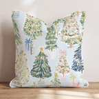 Yuletide Mosaic Throw Pillow - Hillcroft Home