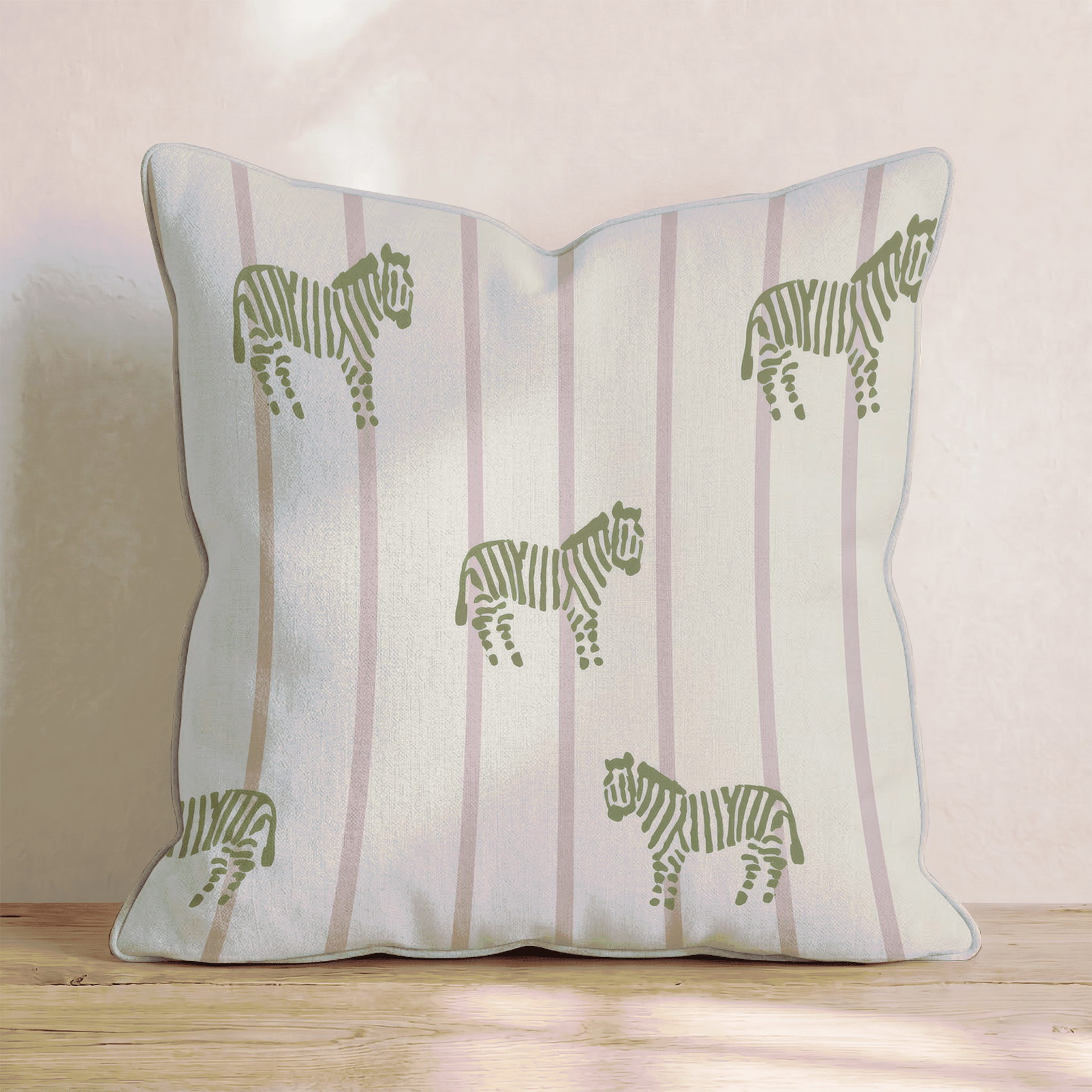Zebra Stripes Throw Pillow - Hillcroft Home