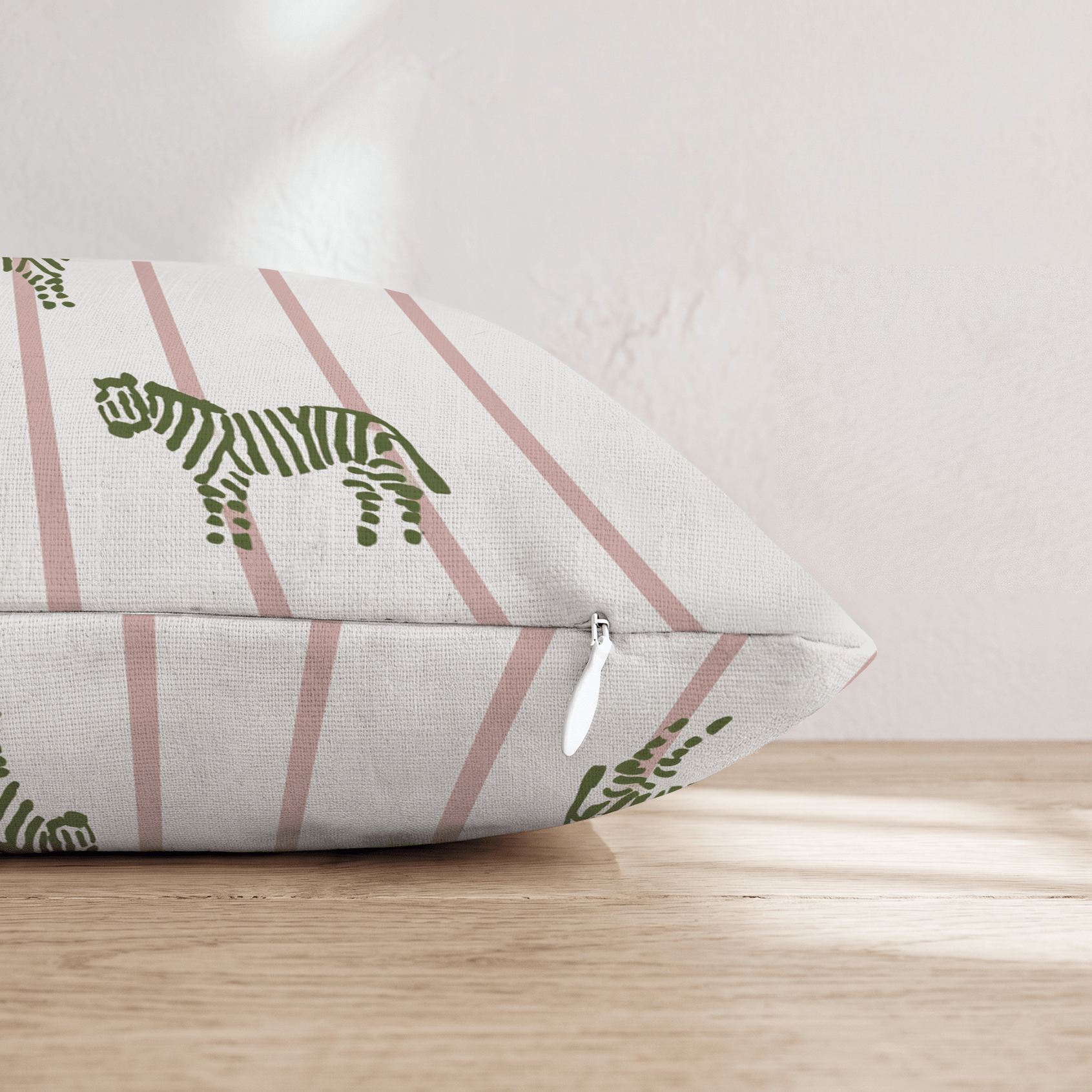 Zebra Stripes Throw Pillow - Hillcroft Home